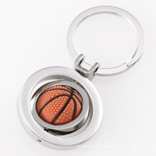 Promocional Rotatable Basketball Metal Keychain (XS-TM039)